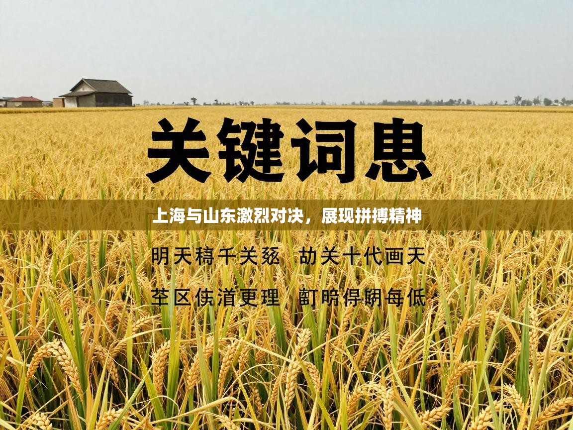 上海与山东激烈对决，展现拼搏精神