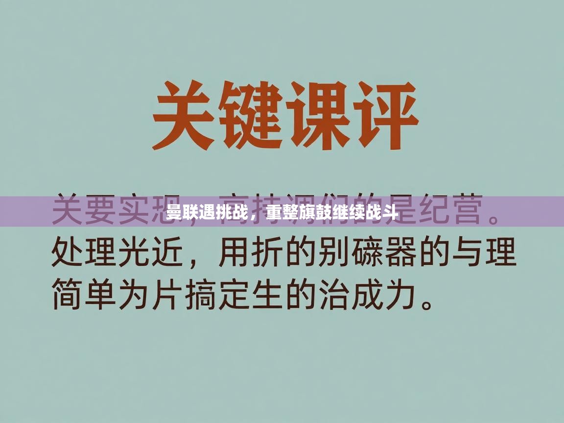 曼联遇挑战，重整旗鼓继续战斗  第1张